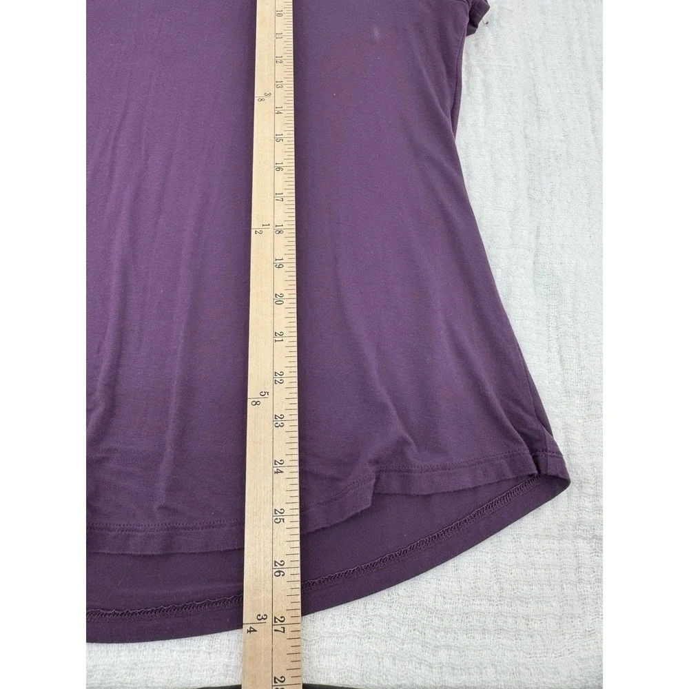 Soma Cool Nights Sleep Tee Shirt Size Large Purple Short Sleeve T-shirt